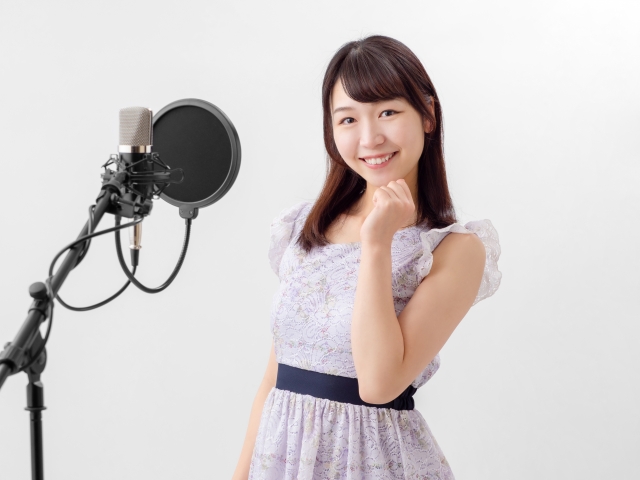 歌手志望の女性